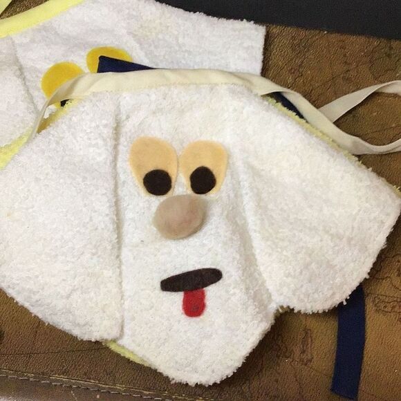 Bibs 3 handmade puppy bibs made from washcloth  - Picture 3 of 5